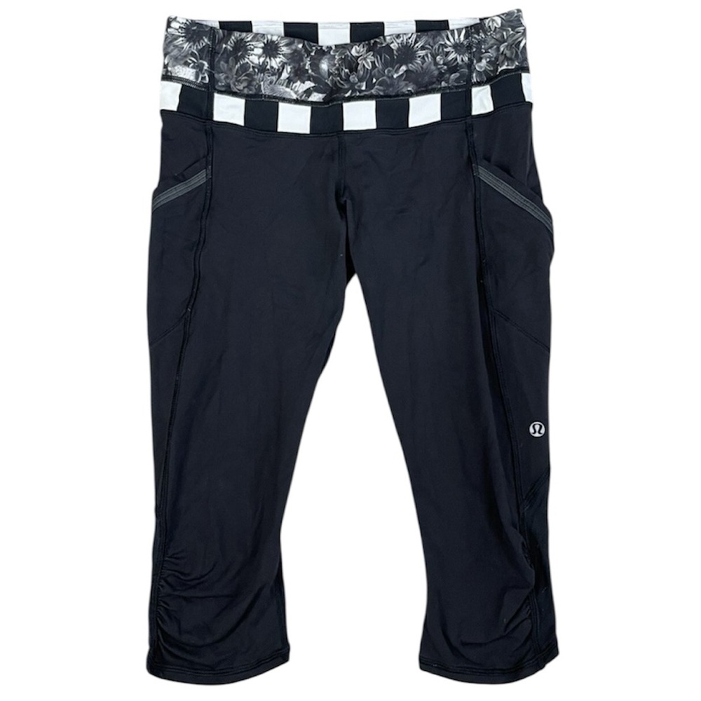 lululemon athletica Black and White Leggings